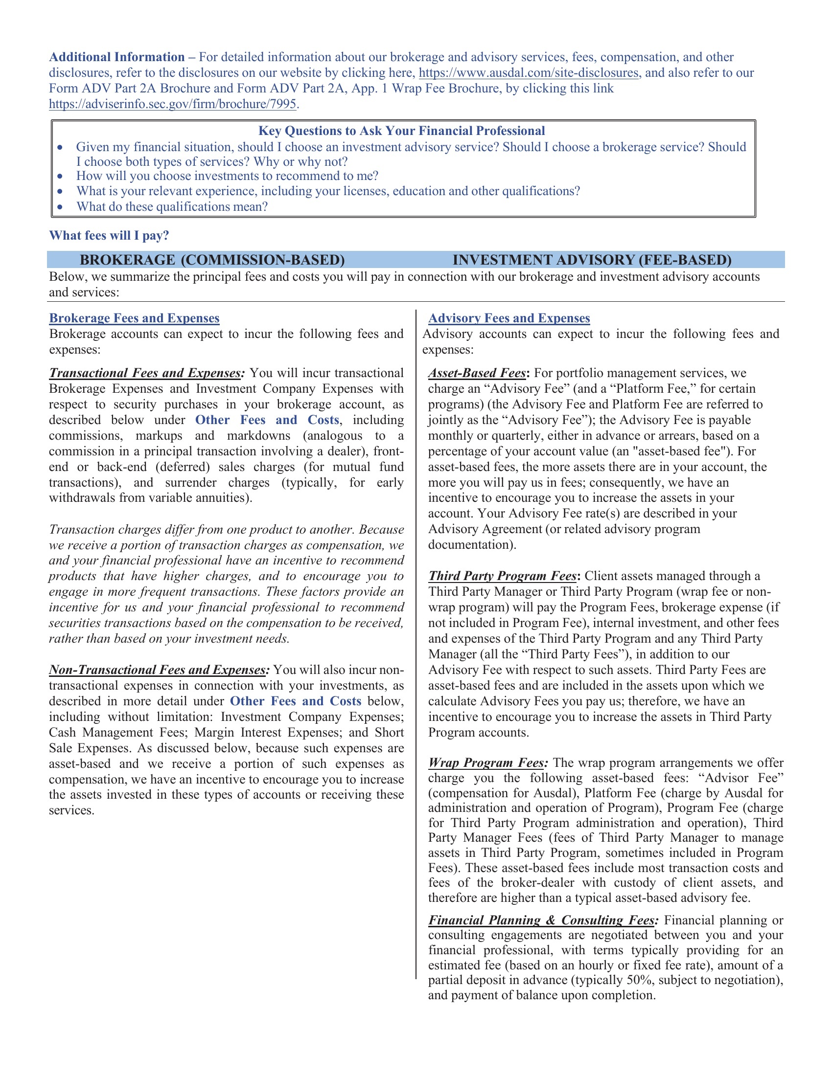 Form CRS 2026 P2